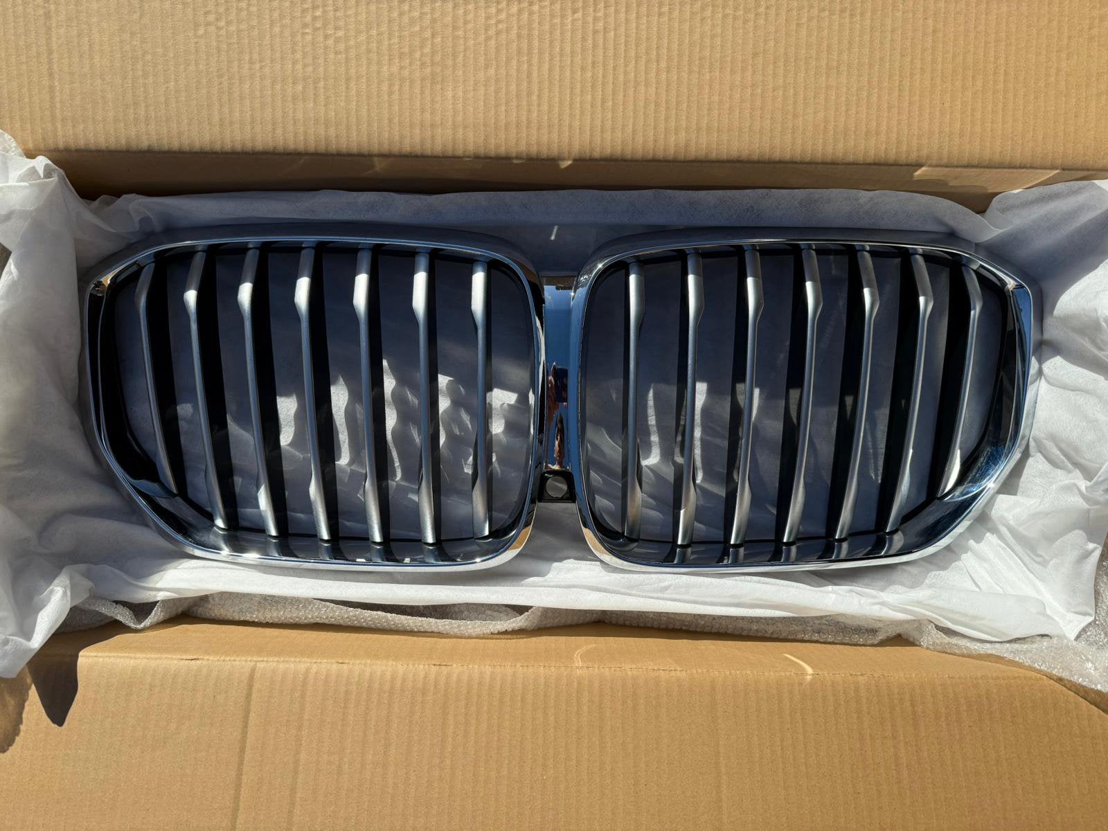 BMW X5 Chromen Nieren, Ophalen, Voor, Nieuw, Spatbord