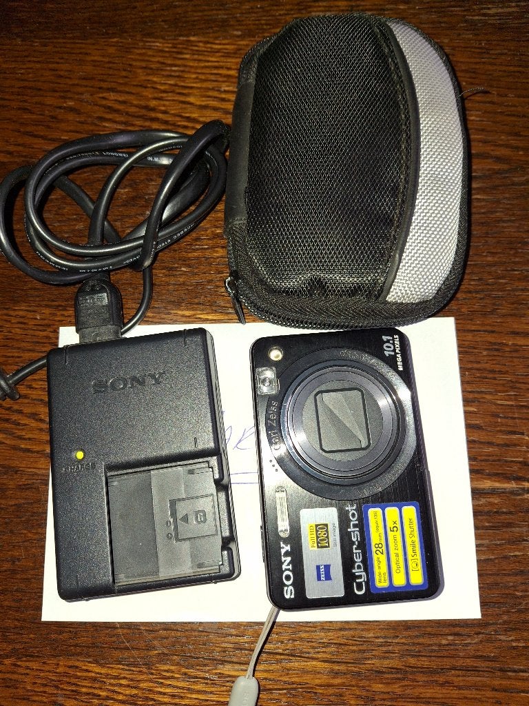 sony cybershot, Audio, Tv en Foto, Fotocamera's Digitaal, Ophalen, Gebruikt, 10 Megapixel, 4 t/m 7 keer