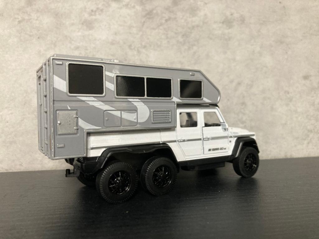 Mercedes G63 6x6 miniatuur camper, Ophalen of Verzenden, Zo goed als nieuw, Auto, Overige merken