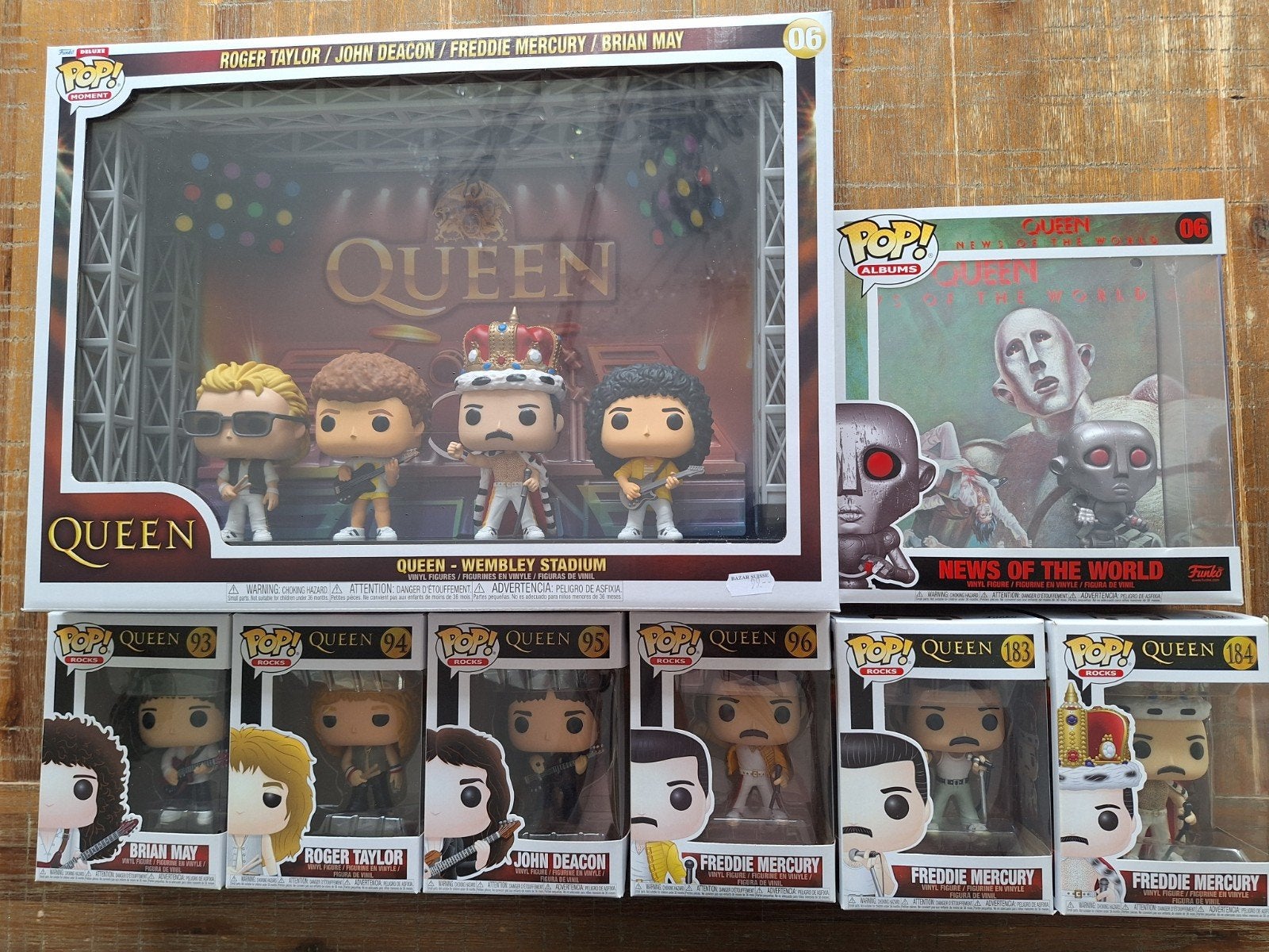 Funko Pop Queen Collectie - Wembley Stadium & Albums, Ophalen of Verzenden, Nieuw