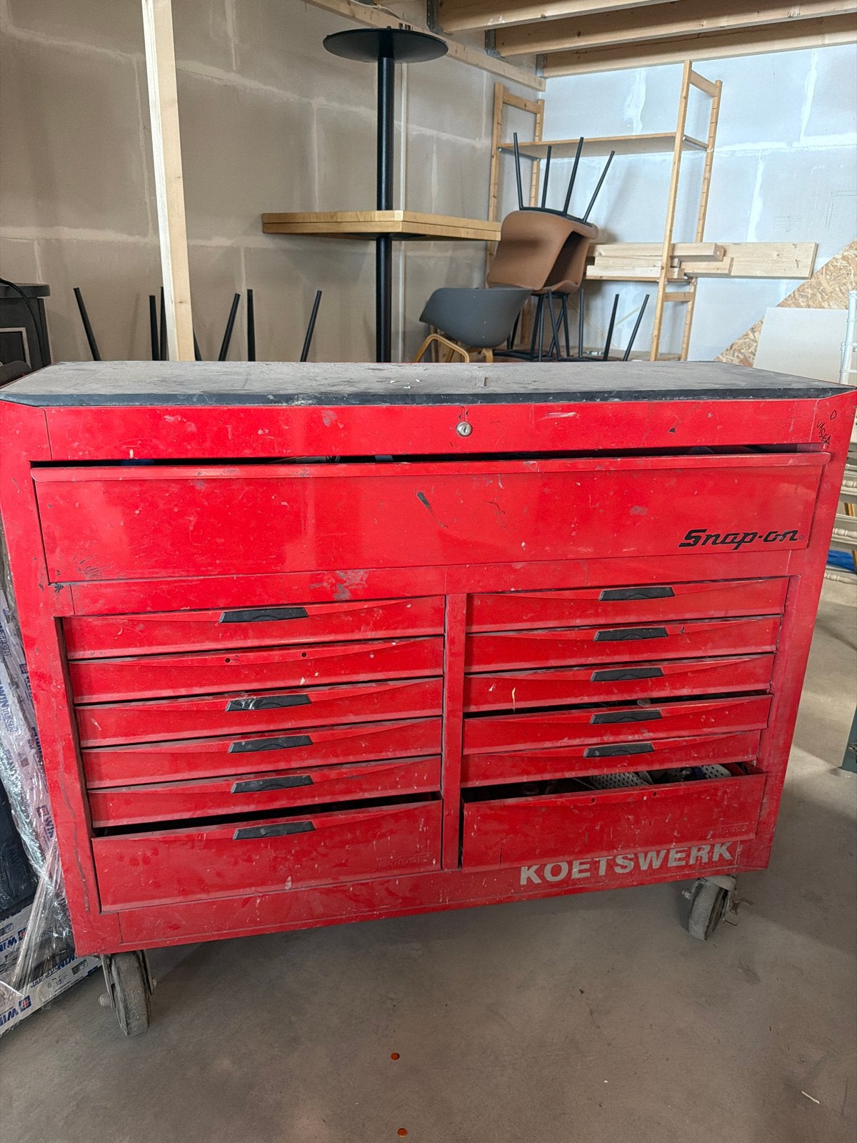 Snap-on gereedschapswagen met inhoud, Ophalen of Verzenden, Gebruikt, Gereedschapsopslag