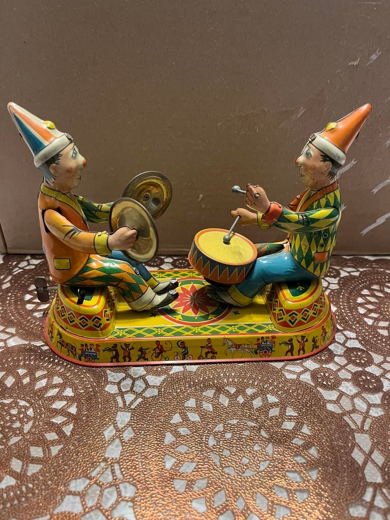 Muziek band 2 clowns Duitsland, Antiek en Kunst, Ophalen of Verzenden