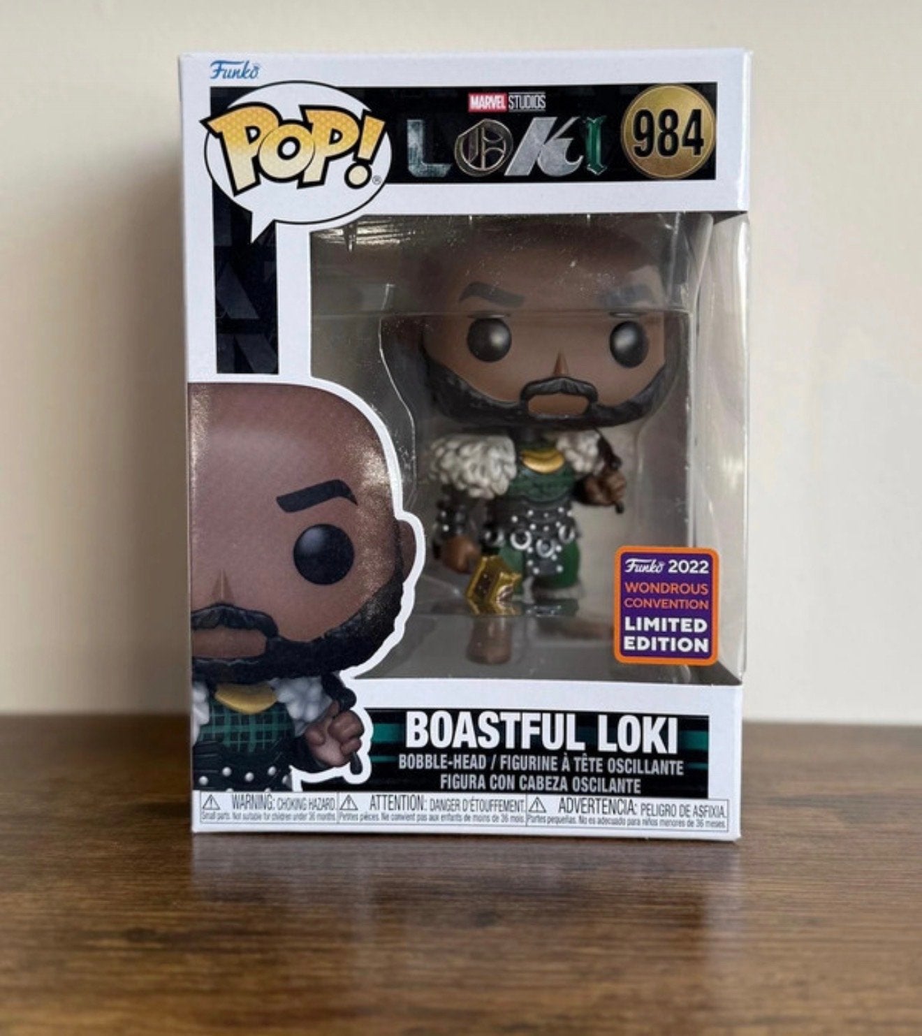 Funko Pop! Marvel Studios Loki 984 Boastful Loki Limited, Verzamelen, Ophalen of Verzenden, Nieuw