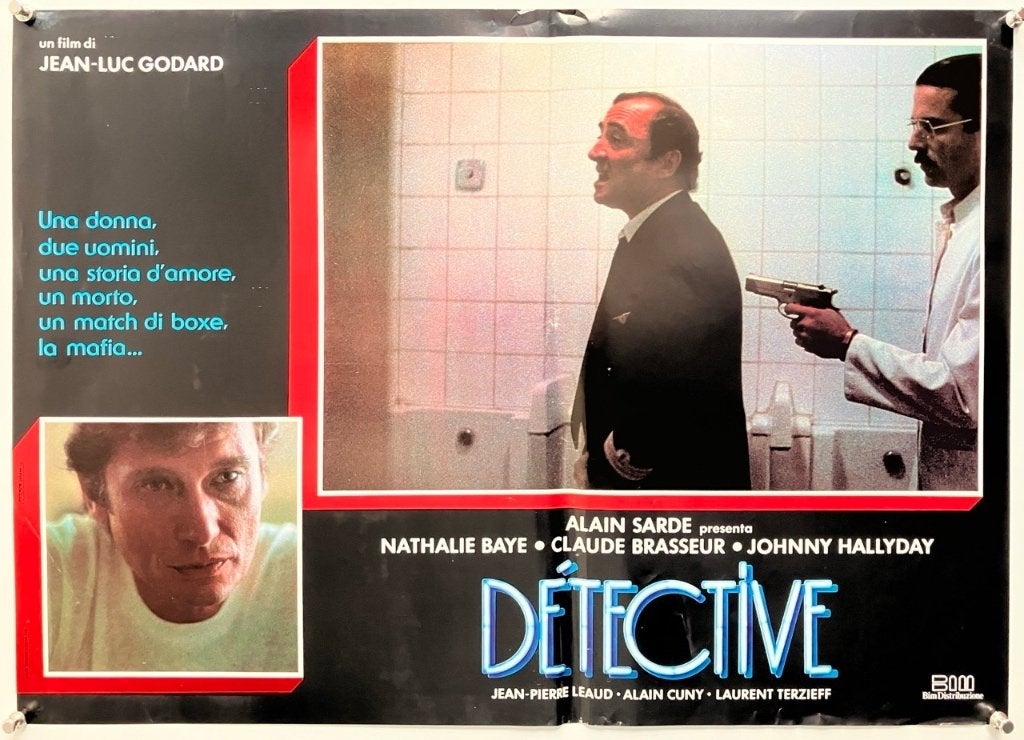 Detective (1985) - Jean-Luc Godard - Originele filmposters, Verzenden, A1 t/m A3, Film en Tv, Rechthoekig Staand