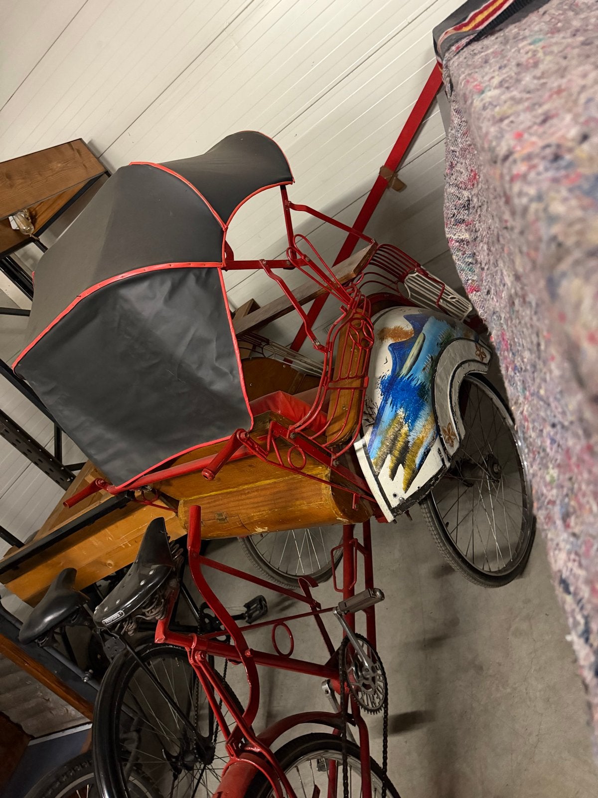 Diverse bakfietsen: Riksja, Grilfiets, Vitamine, Golfplaten, Terugtraprem, Gebruikt, Goederen, Ophalen