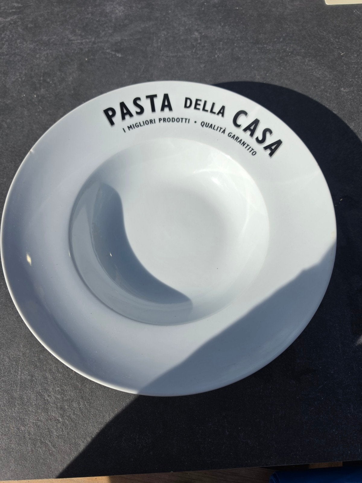 K*Art Pasta Della Casa pastabord - 27 cm, Gebruikt, Overige merken, Keramiek, Ophalen of Verzenden