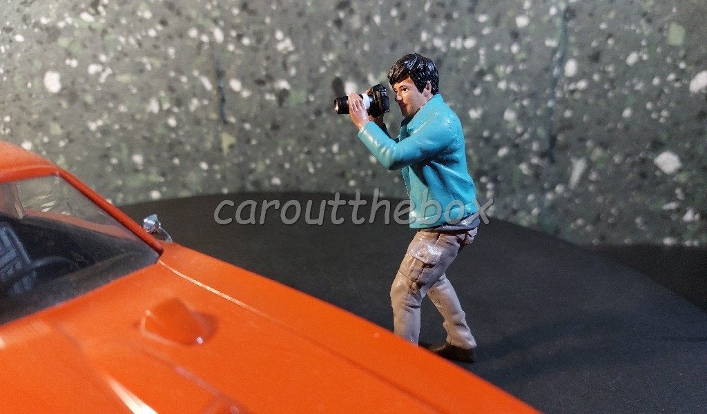 Diorama figuur Photographers 1 - 1:18 Amer. diorama AD575, Verzenden, Nieuw, Auto, Overige merken