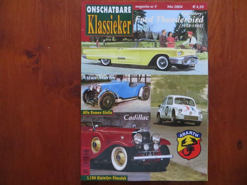 Onschatbare Klassieker 5 2004 Ford Thunderbird (1958-1960), Ophalen of Verzenden, Nieuw, Ford