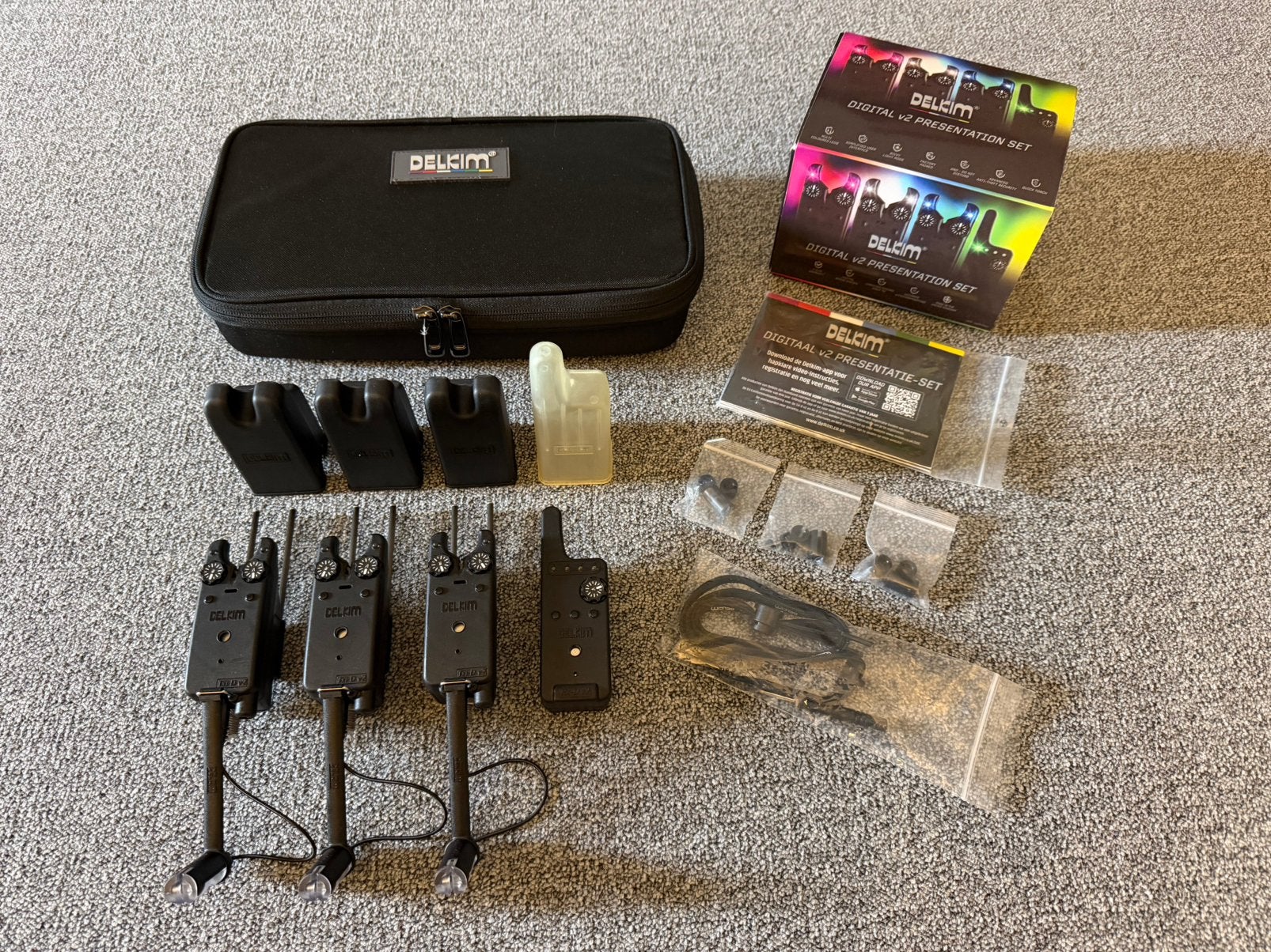 Delkim TXI-D V2 3+1 incl SmartLite Multi-Colour + Case NWST!, Watersport en Boten, Ophalen of Verzenden, Zo goed als nieuw, Complete set