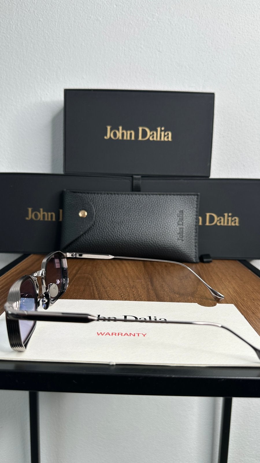 John Dalia Samuel Zonnebril, Ophalen of Verzenden, Zo goed als nieuw, Zwart, Overige merken