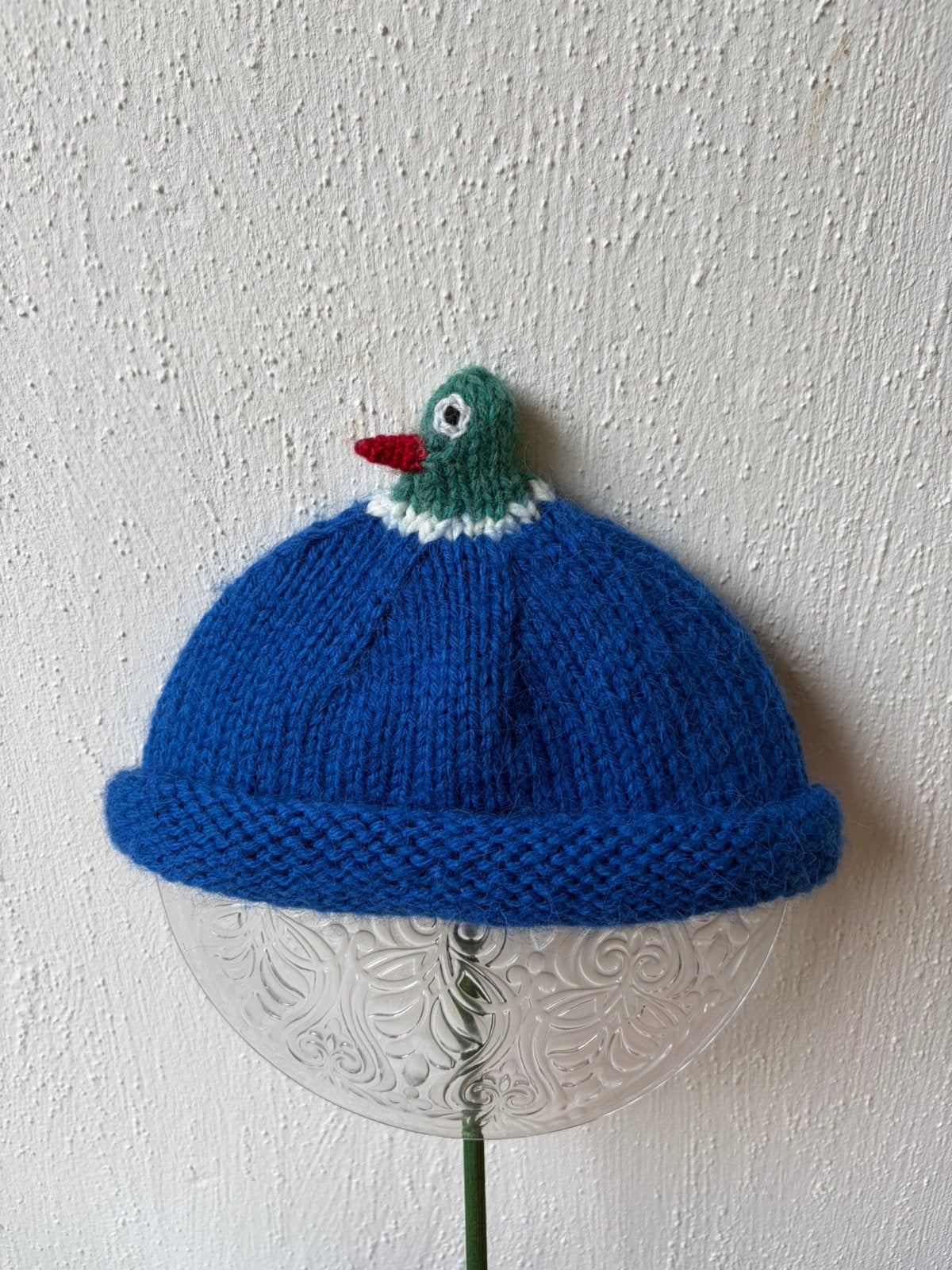 Eendenmuts, 6-12 maanden, handgemaakt, Kinderen en Baby's, Babykleding | Mutsen, Sjaals en Wanten, Ophalen of Verzenden, Nieuw
