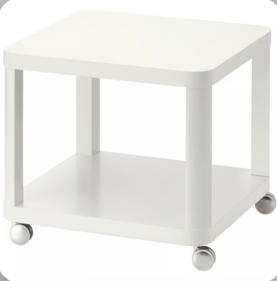 IKEA Tingby  bijzettafel op wieltjes, Ophalen, Overige materialen, Minder dan 50 cm, Gebruikt
