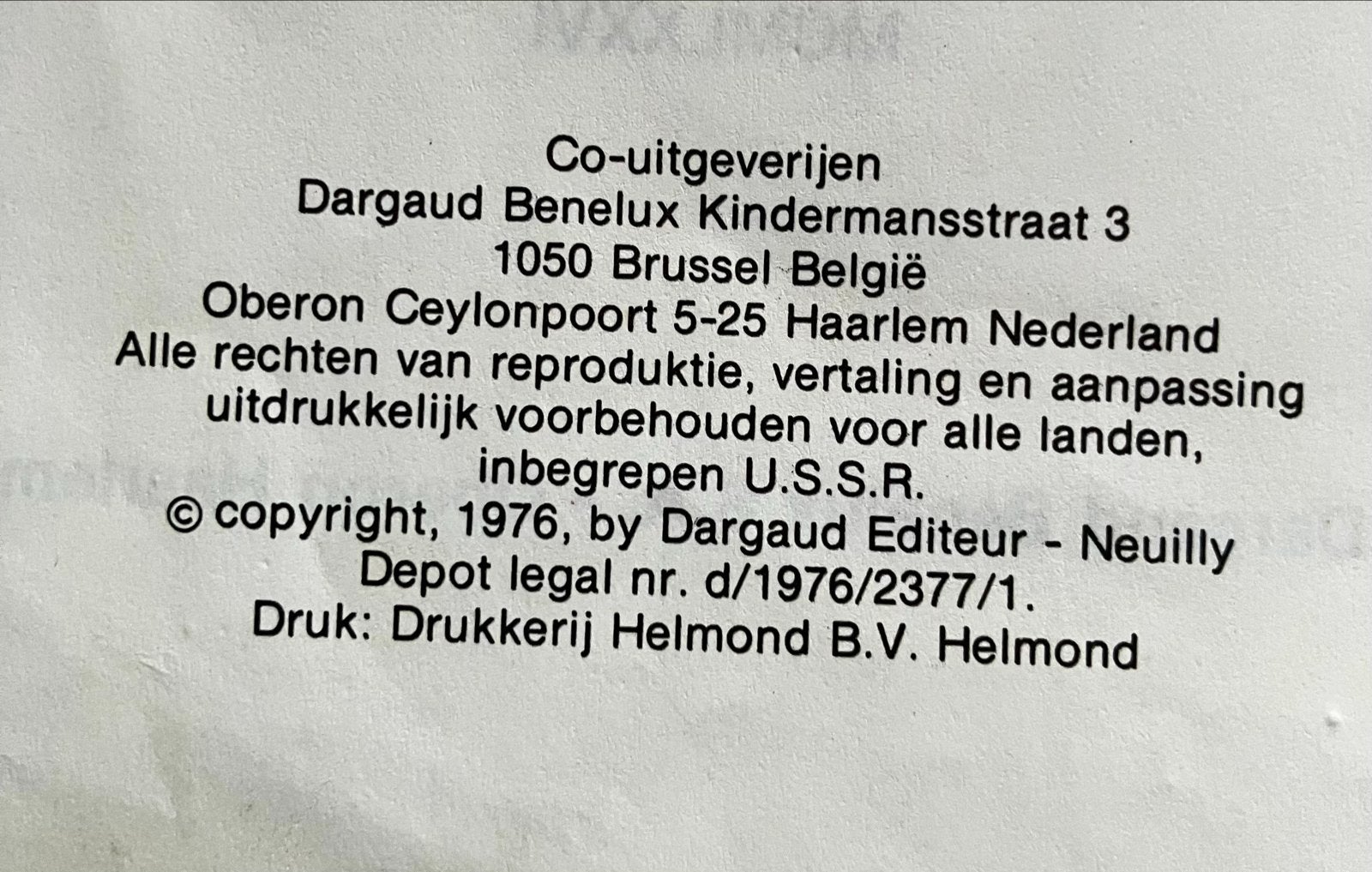 Asterix: De Grote Oversteek (1976) - Klassiek Stripboek, Eén stripboek, Ophalen of Verzenden, Gelezen