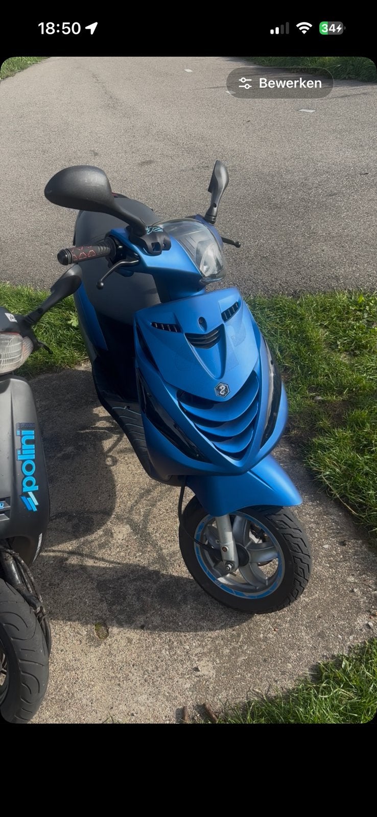 Zip 4t 50cc 2009 met (WOK), Fietsen en Brommers, Zip, Ophalen of Verzenden, Zo goed als nieuw, Benzine