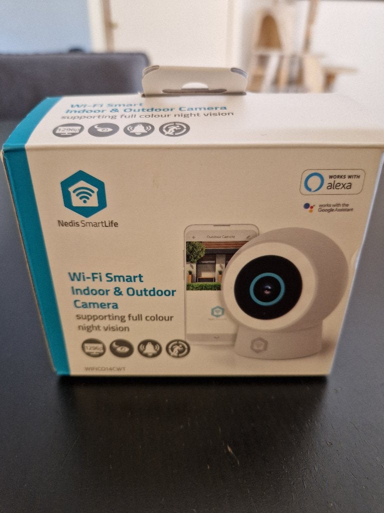 Nedis SmartLife Wi-Fi Smart Indoor & Outdoor Camera, Ophalen of Verzenden, Nieuw, Binnencamera