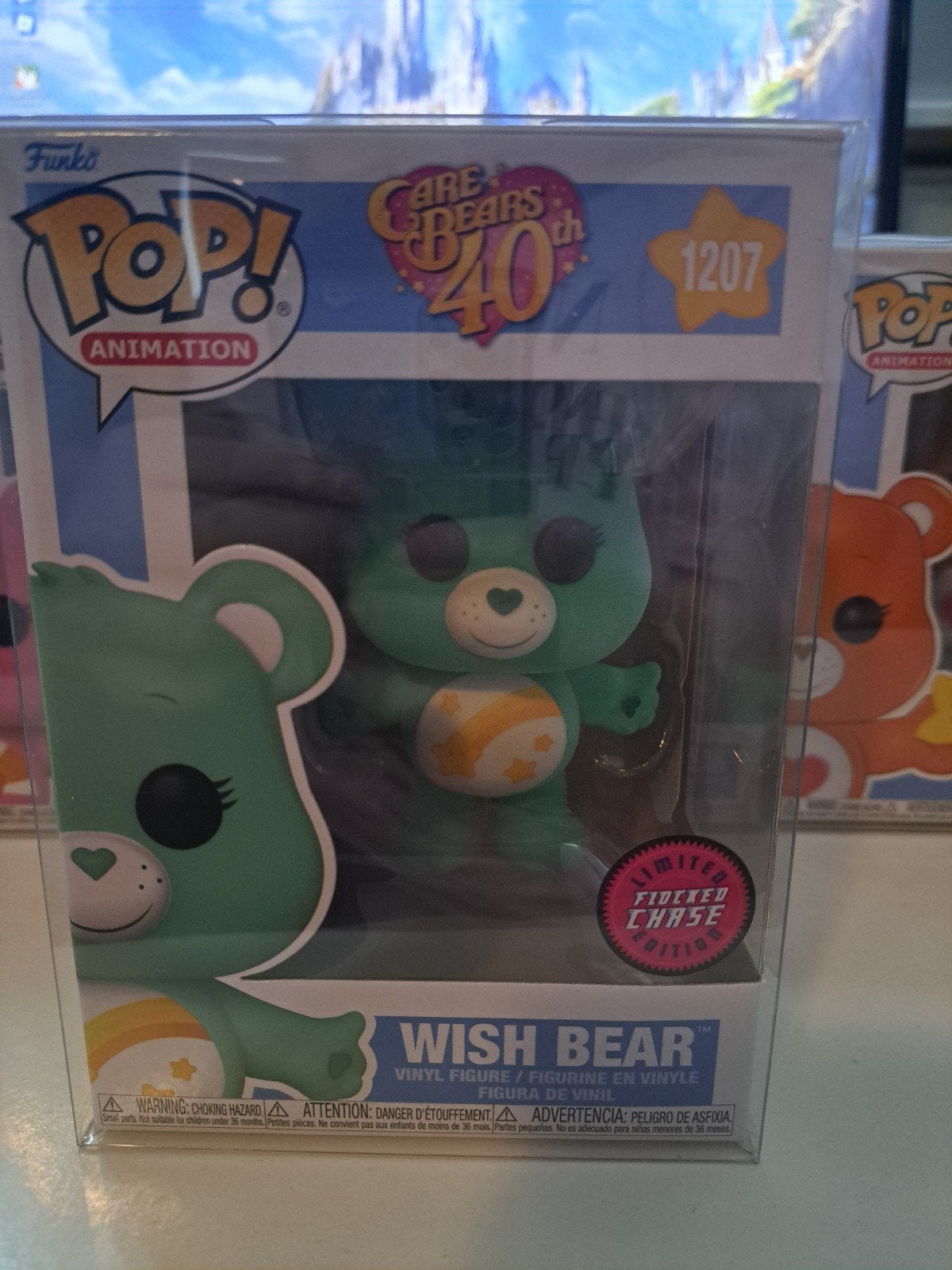 Funko Pop! Care Bears Wish Bear Chase Editie (No. 1207), Ophalen of Verzenden, Nieuw
