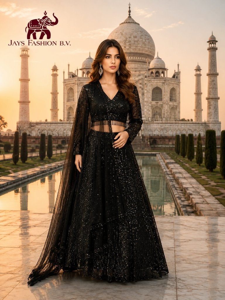 Lehenga Choli –Bollywood kleding, Bruids- & Feestkleding, Ophalen, Overige typen, Maat 42/44 (L), Nieuw