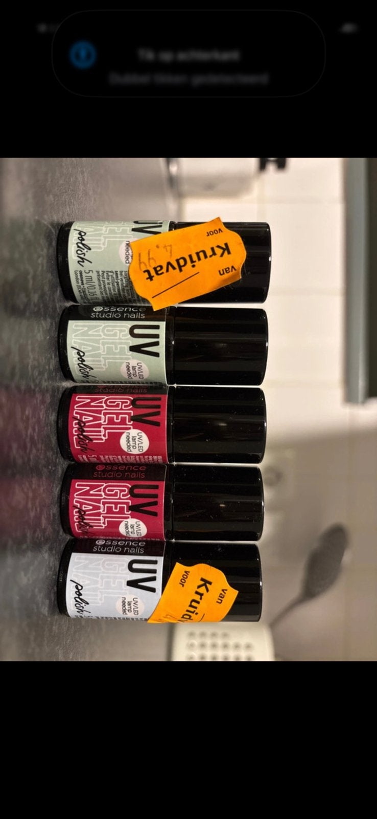 5 gellak potjes, Ophalen of Verzenden, Nieuw, Overige kleuren, Handen en Nagels
