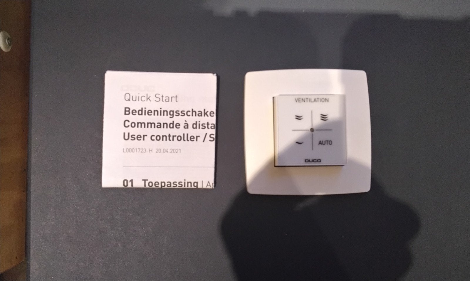 duco bediening rf bat nieuw, Ophalen