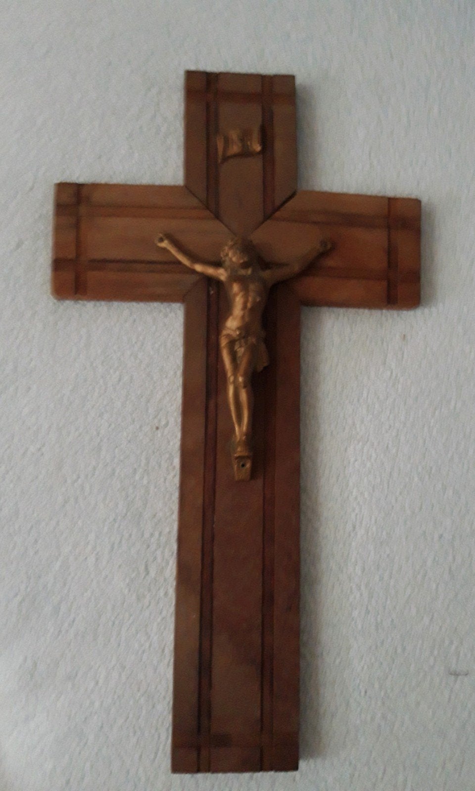 Mooi kruisbeeld sir de notre dame de Lourdes, Ophalen of Verzenden