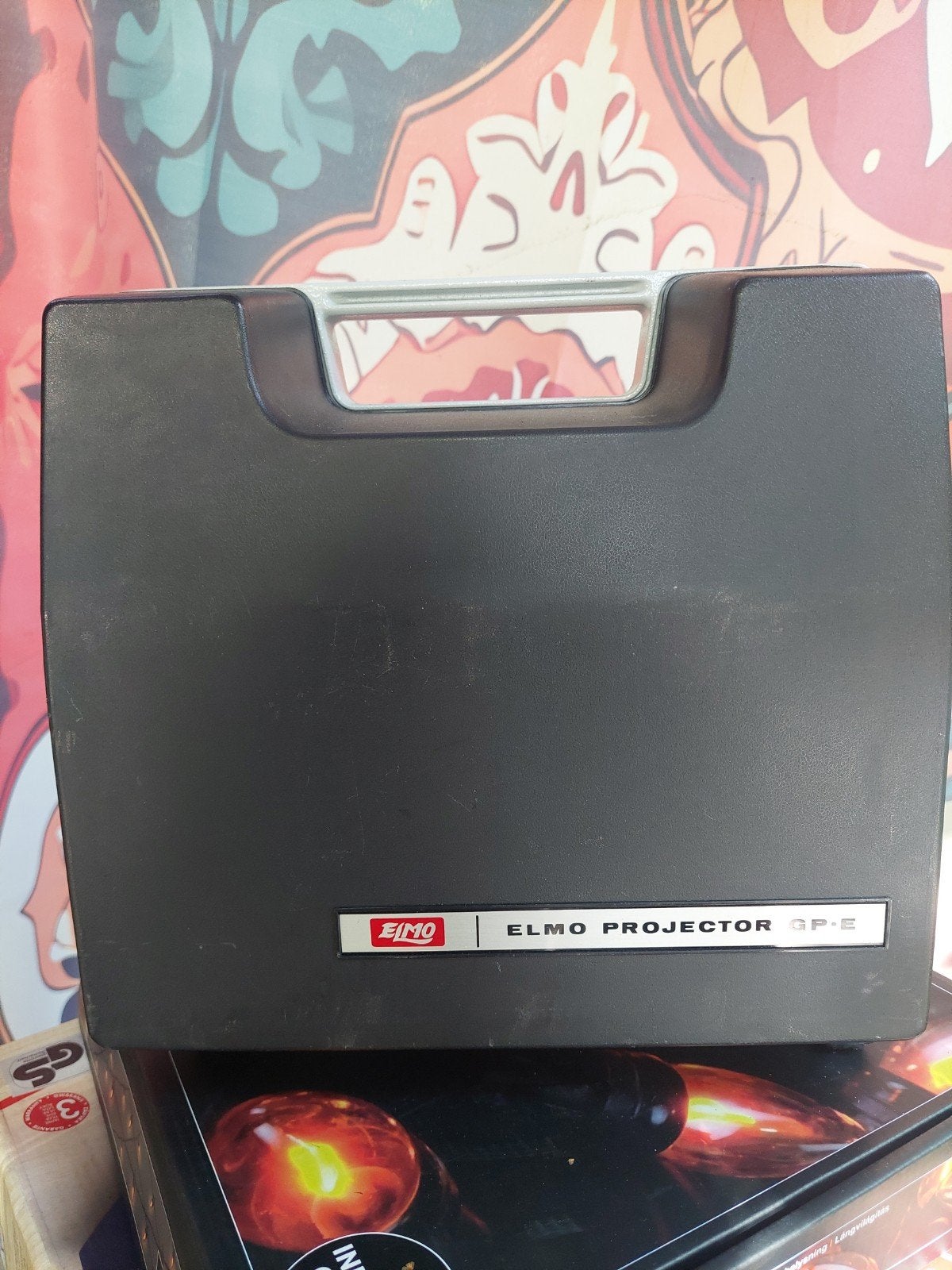 Vintage Elmo GP-E Dual-8 Projector met Kaken daglichtscherm, Ophalen of Verzenden, Gebruikt, Met scherm