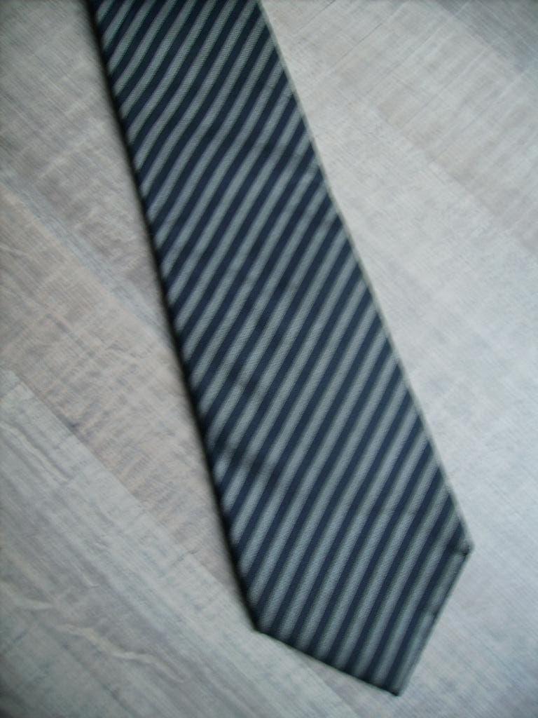 stropdas Profuomo originale ,Italy 100% zijde, Kleding | Heren, Stropdassen, Zo goed als nieuw, Zwart, Ophalen of Verzenden