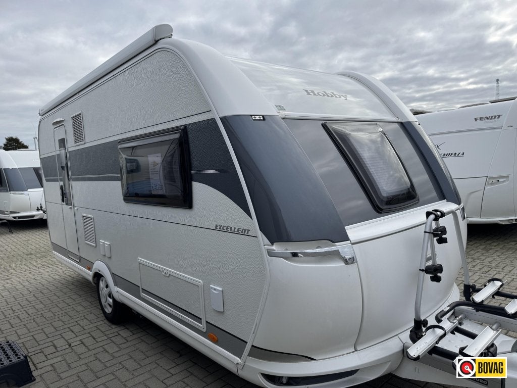 Hobby Excellent 460 SL Enkele bedden, Airco, Koelkast, Hobby, Bedrijf, Treinzit