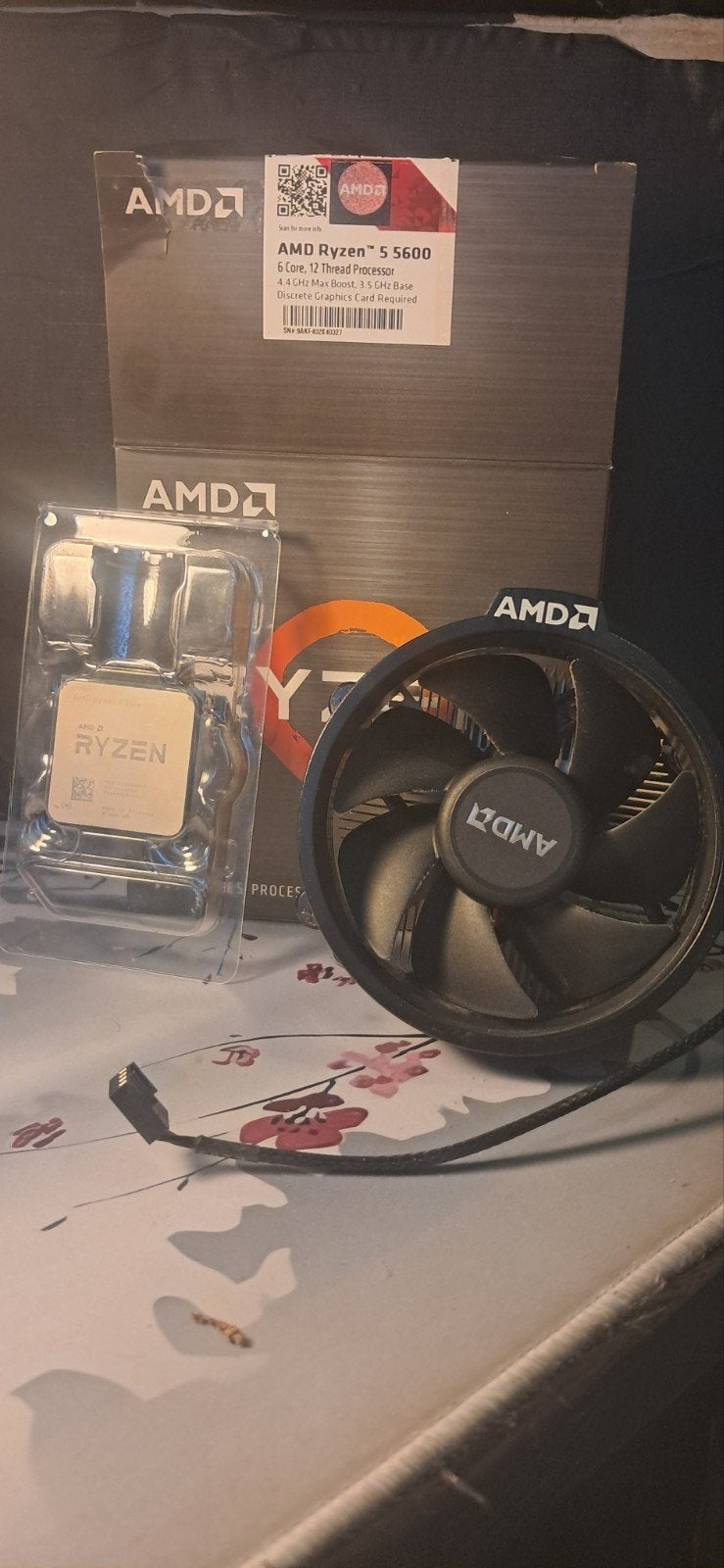 AMD Ryzen 5 5600 Processor (gebruikt in doos), Computers en Software, Processors, 6-core, Ophalen of Verzenden, AMD Ryzen 5 5600
