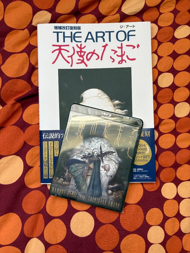 The Art of Angel's Egg Artbook + Angel’s Egg 4K Blu-ray, Eén comic, Mamoru Oshii, Yoshitaka Amano, Ophalen of Verzenden, Zo goed als nieuw