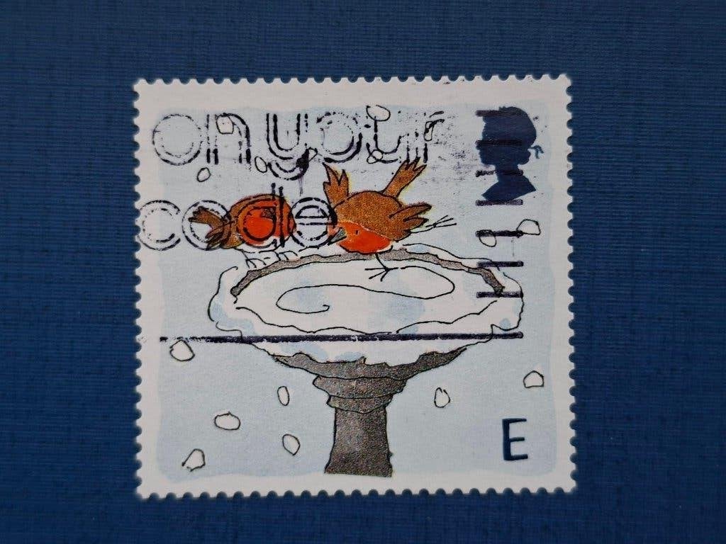Postzegel UK 2001 Kerstzegel 30-05, Postzegels en Munten, Ophalen of Verzenden, Gestempeld