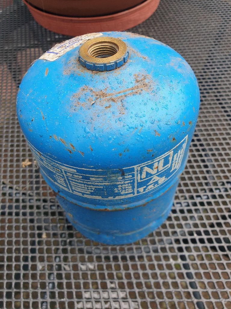 Campingaz gasfles 901, met gas, 1135 gram, 3/4 vol, Caravans en Kamperen, Kampeeraccessoires, Ophalen