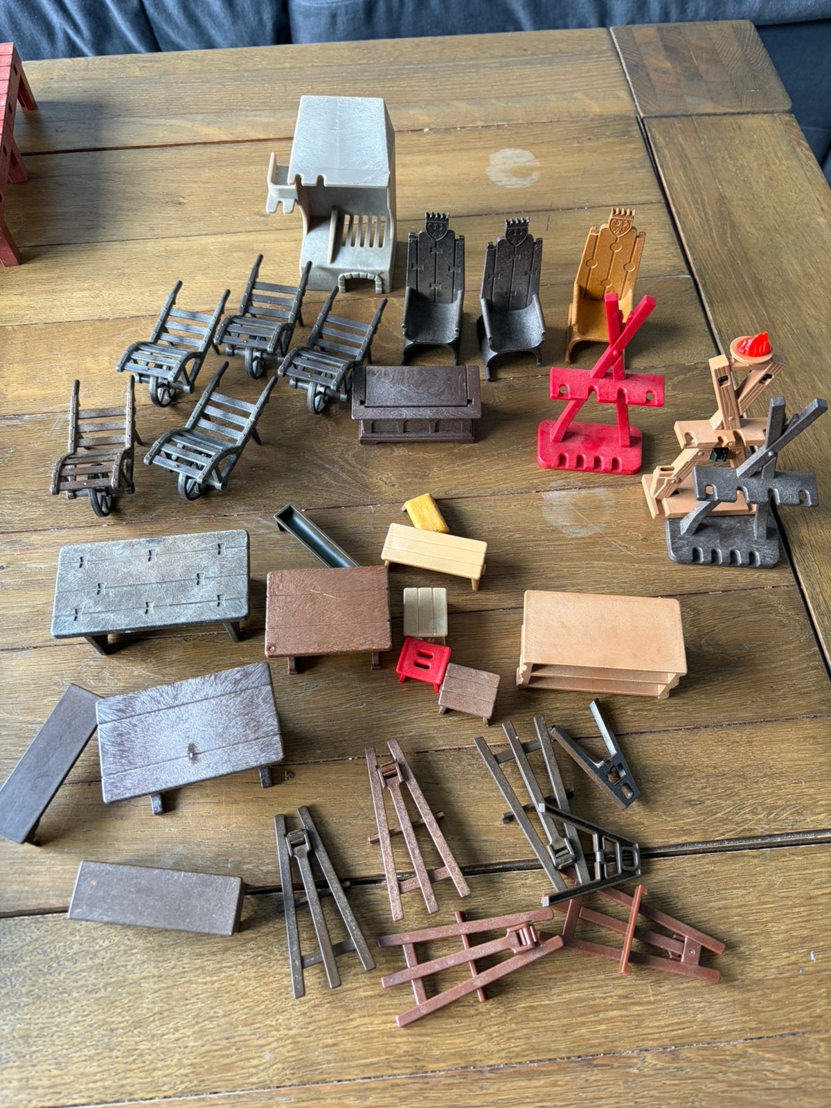 Playmobil middeleeuwen meubels, Ophalen of Verzenden, Zo goed als nieuw