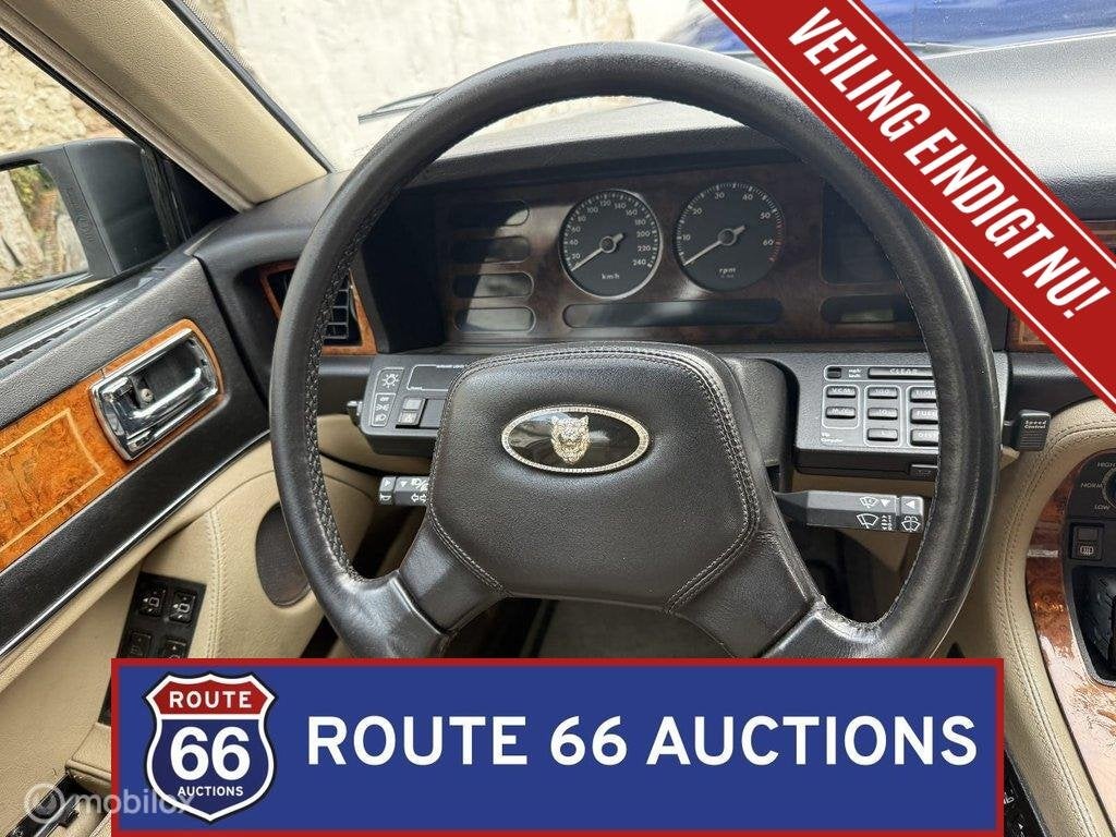 Jaguar XJ6 | Route 66 Auctions, Auto's, Overige carrosserieën, Zwart, Bedrijf, Handgeschakeld