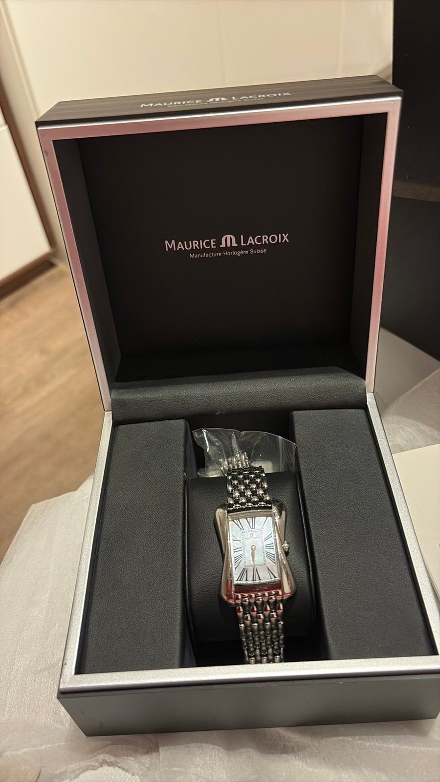 Maurice lacroix dames horloge, Verzenden, Zo goed als nieuw, Overige merken