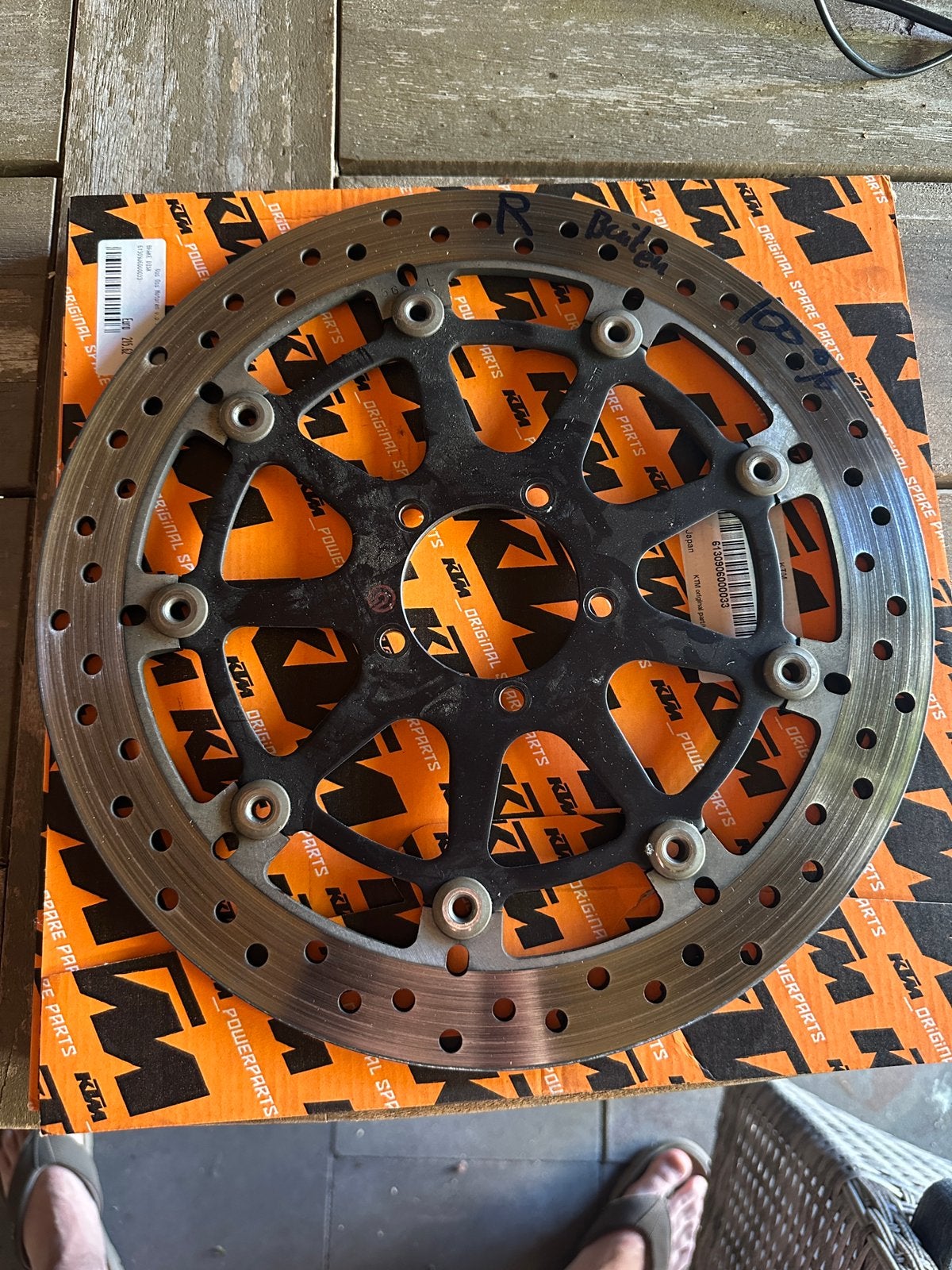 Ktm 1290 remschijf origineel, Ophalen of Verzenden, Gebruikt