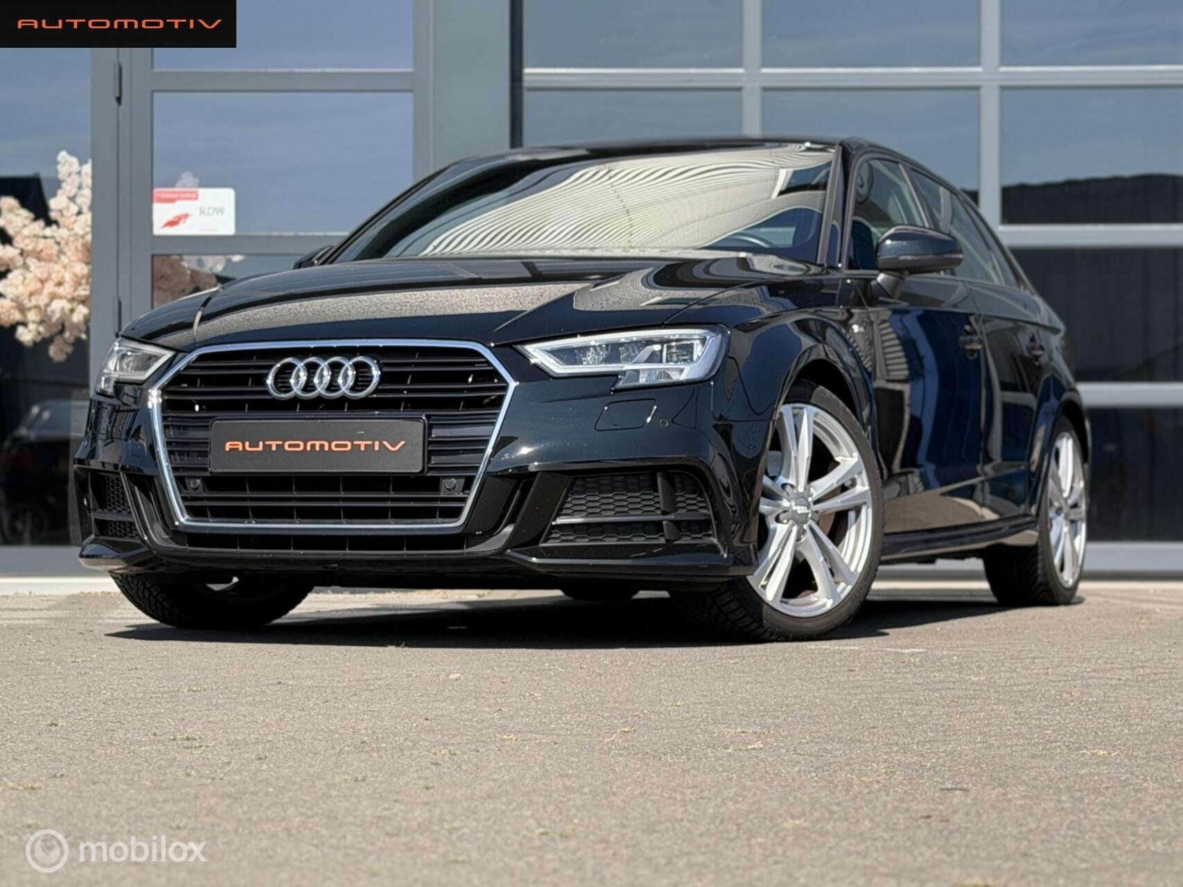Audi A3 Sportback TFSI AUTOMAAT / 3X S LINE / LED / NAP, Auto's, Gebruikt, Euro 6, 116 pk, Zwart
