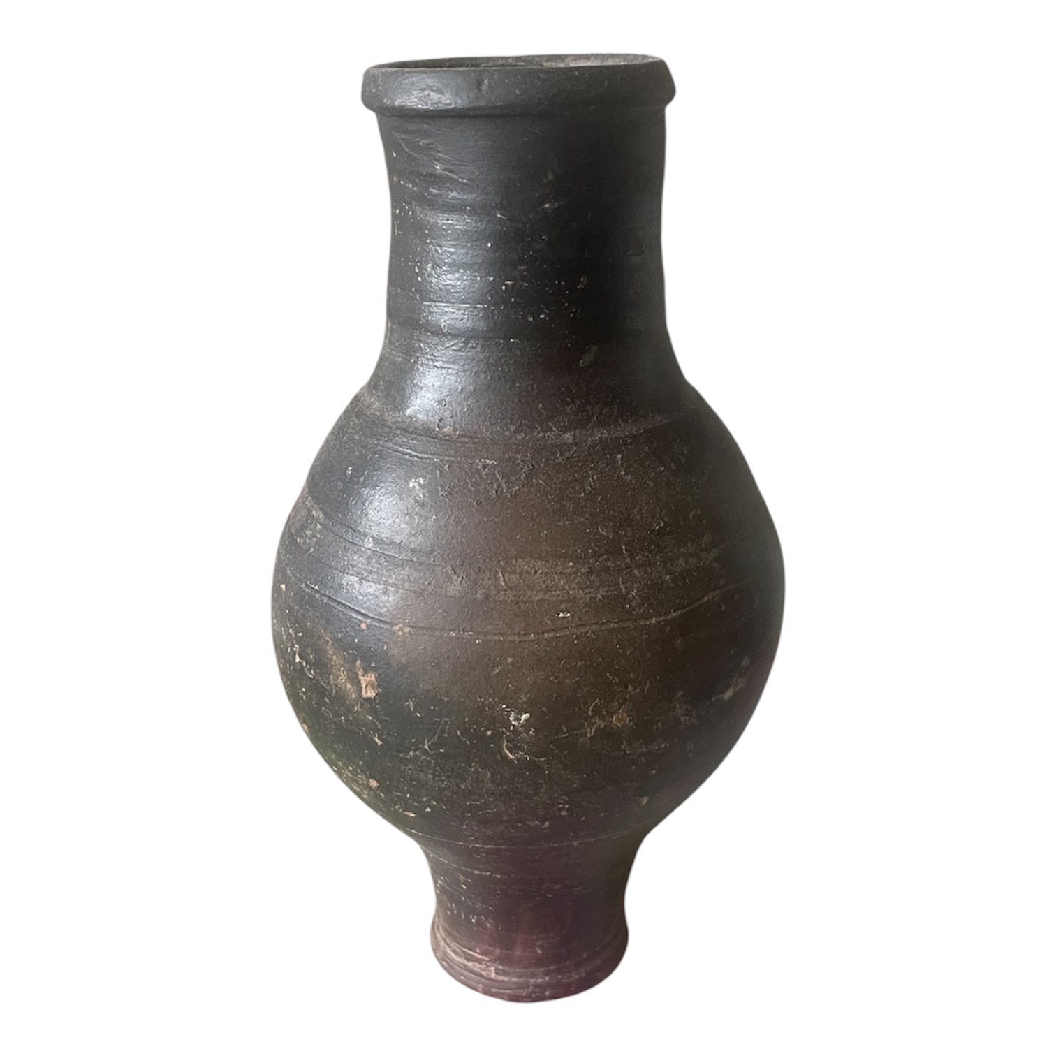 Verzonden Romeins hoge bekervaas vernist aardewerk H 20 cm, Antiek en Kunst, Antiek | Keramiek en Aardewerk, Ophalen of Verzenden