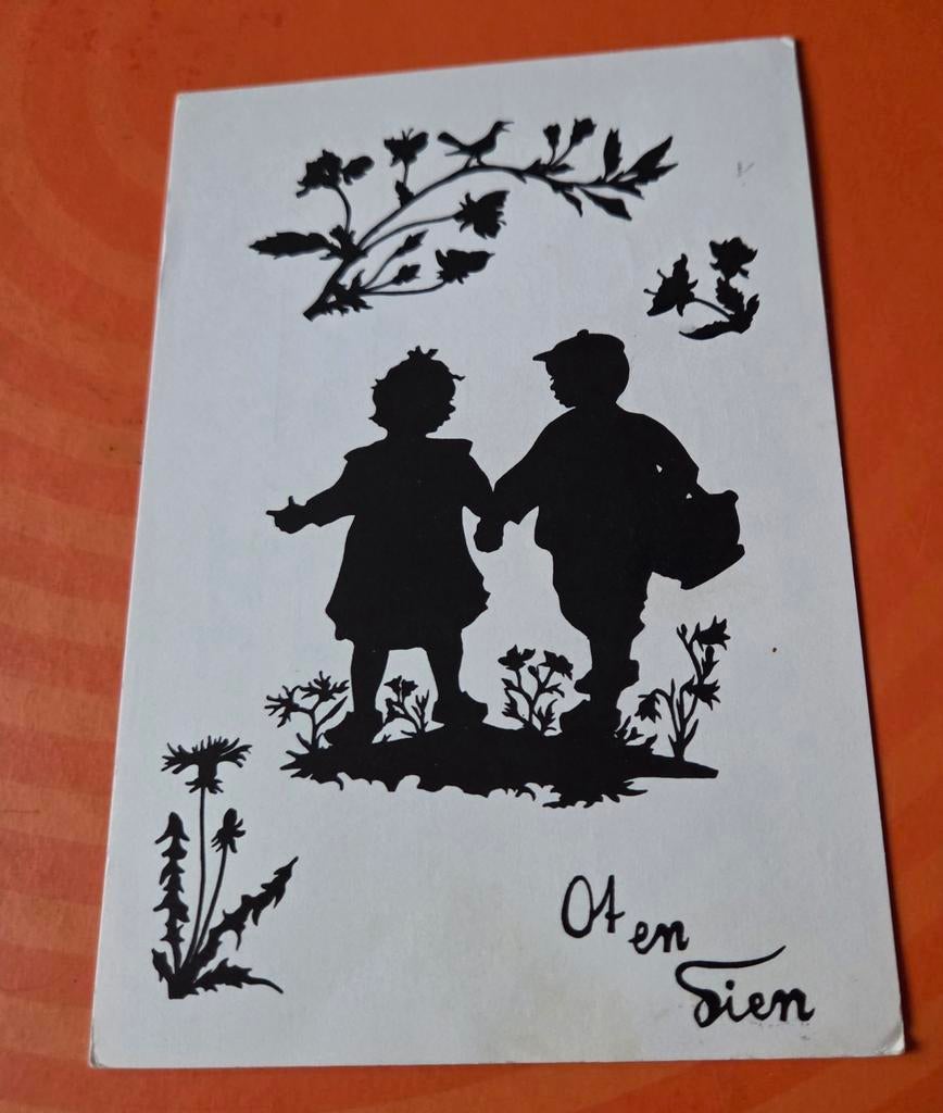 Ot en Sien - Knipkunst - W.Tj. Lever, Verzamelen, Verzenden, 1980 tot heden, Gelopen, Kinderen