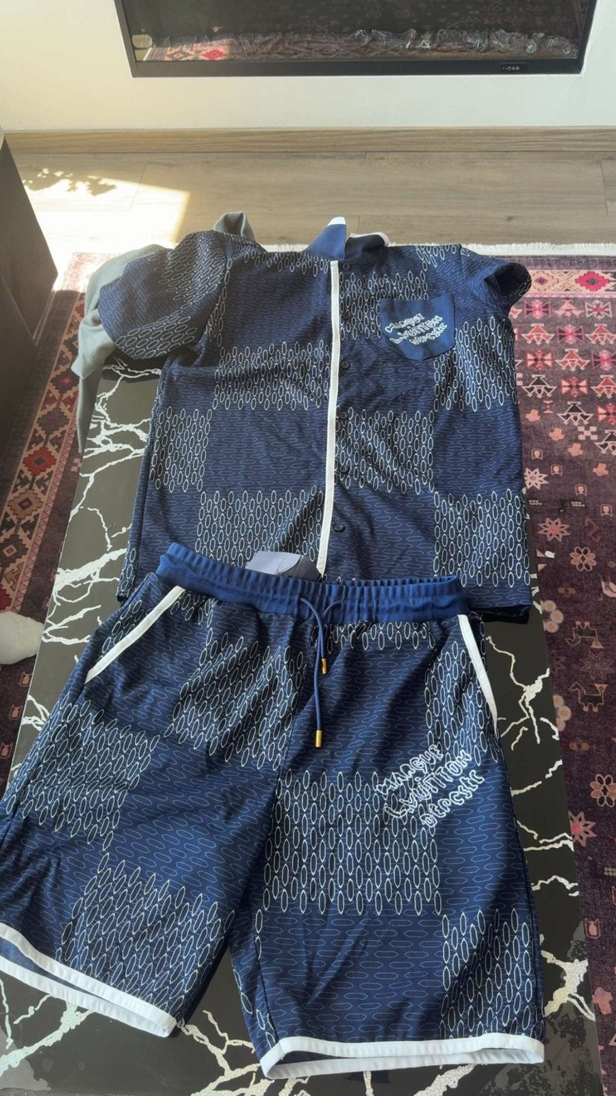 Blauwe lv set XL, Ophalen of Verzenden