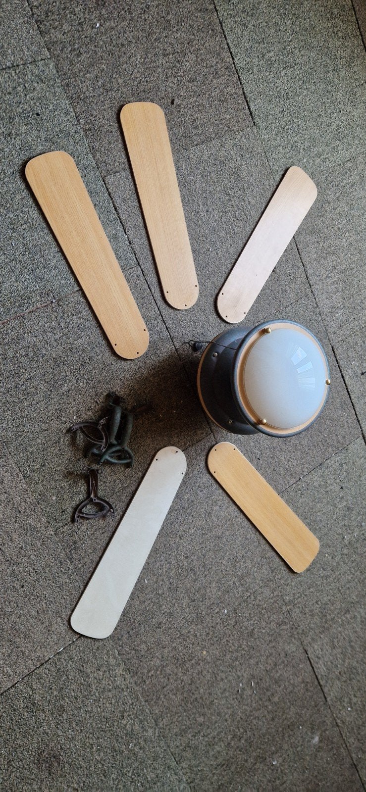 Dak ventilator met 3 standen en licht., Ophalen of Verzenden, Plafondventilator