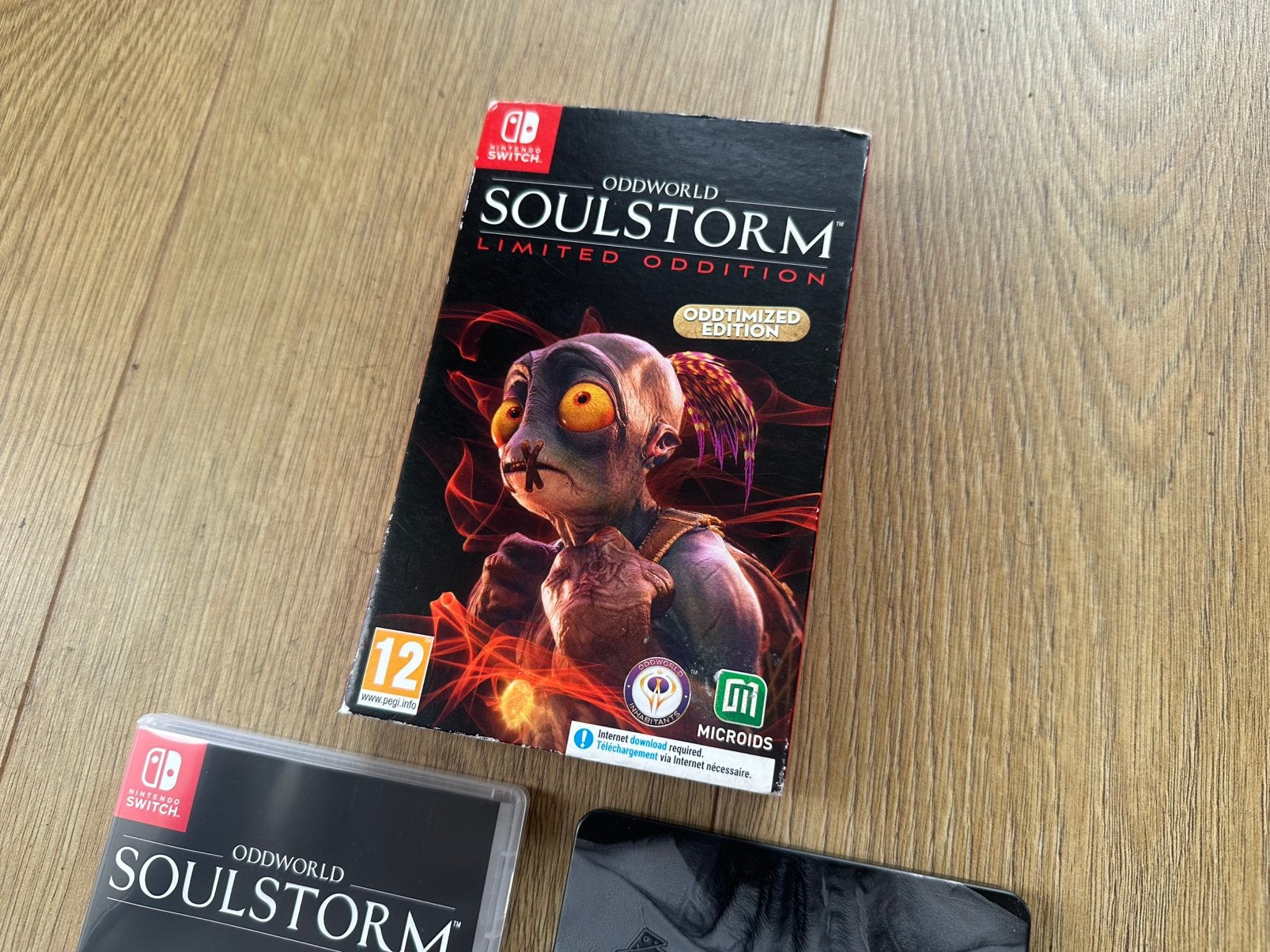 Oddworld Soulstorm Nintendo Switch Nette Staat!!!, 1 speler, Ophalen of Verzenden, Zo goed als nieuw, Vanaf 3 jaar