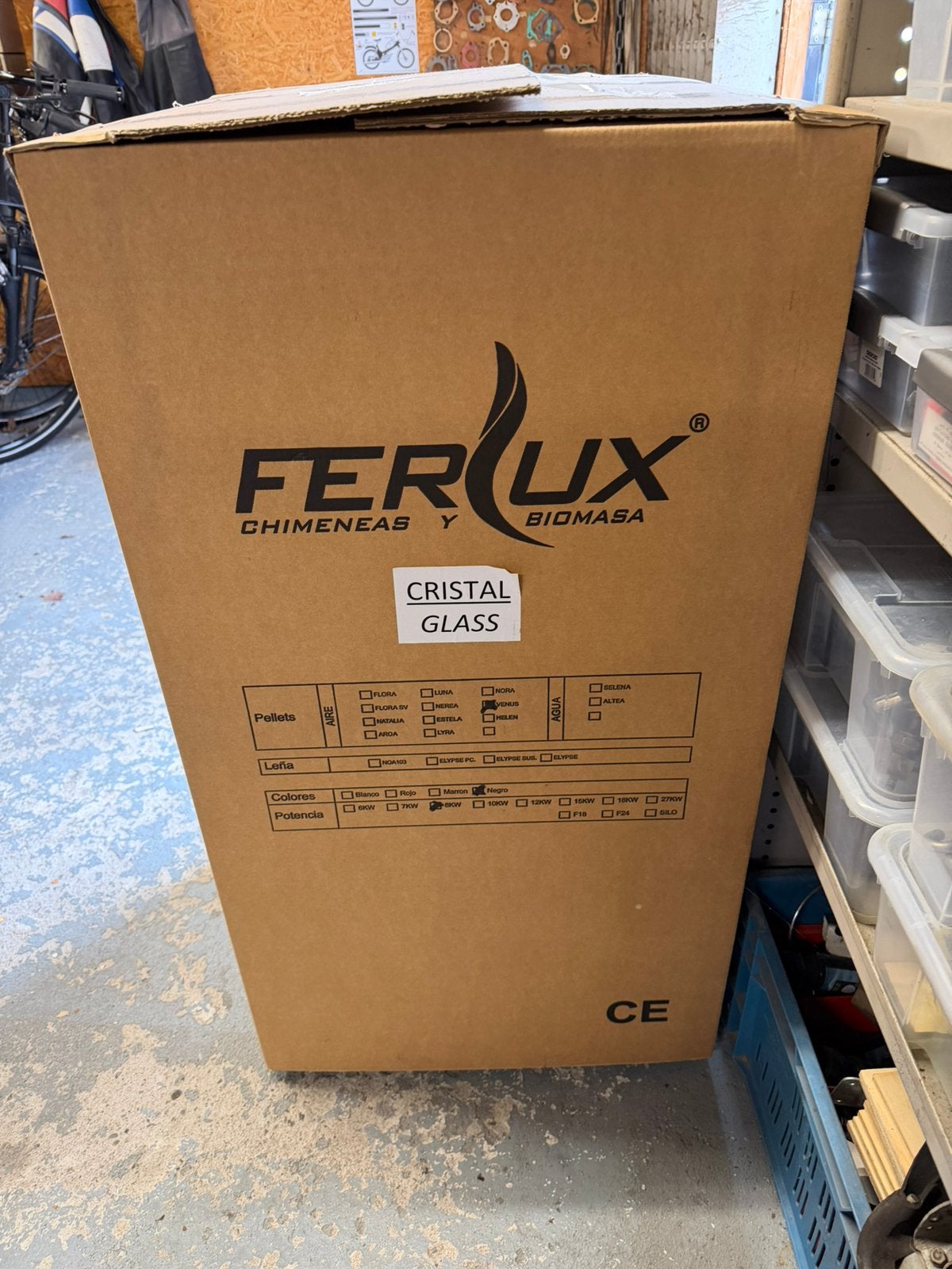 Ferlux venus 8 pelletkachel, Huis en Inrichting, Kachels, Ophalen, Overige brandstoffen, Nieuw, Pelletkachel