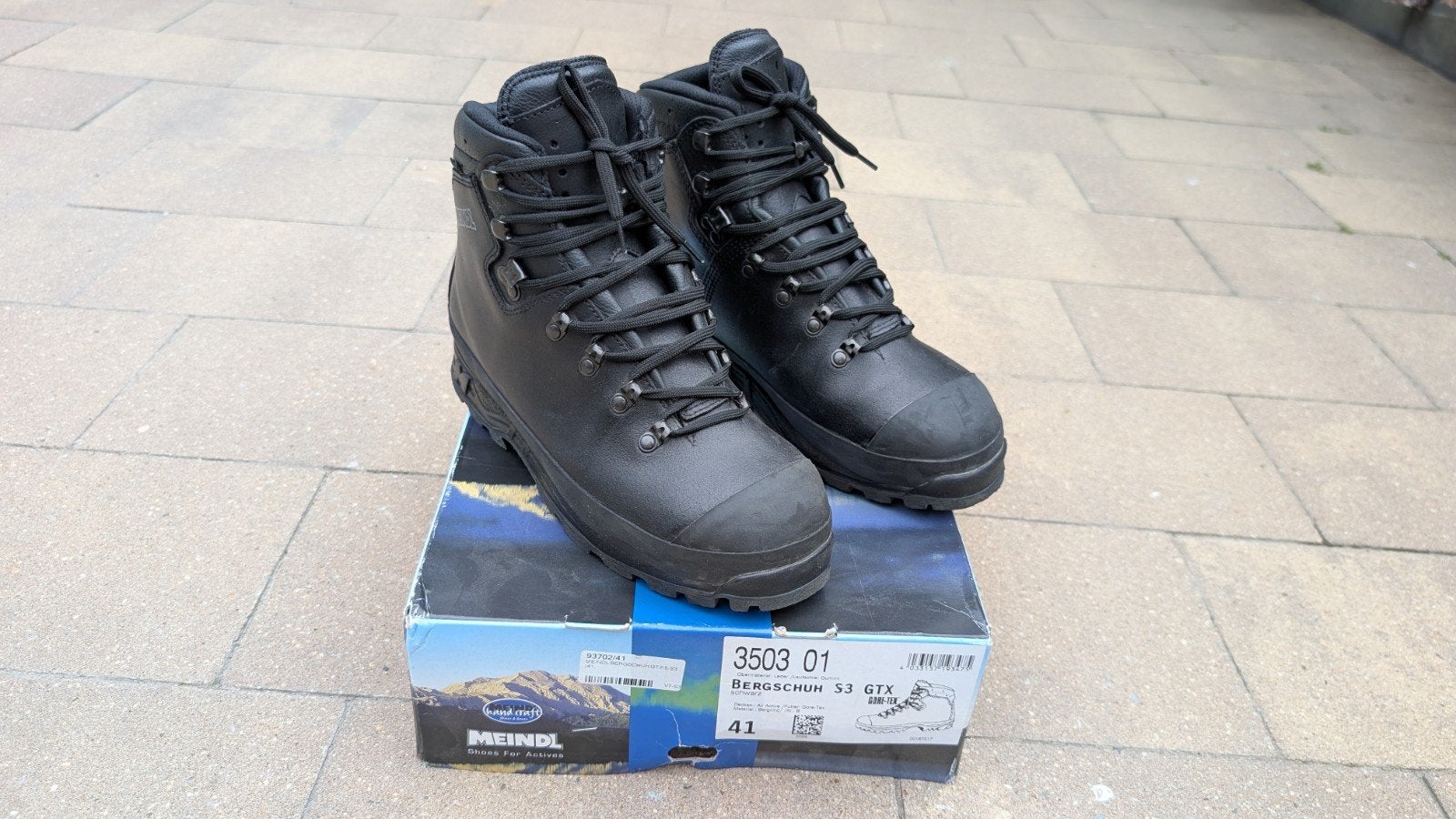 Meindl Bergschuh S3 GTX werkschoenen maat 41 - z.g.a.n., Doe-het-zelf en Verbouw, Veiligheidskleding, Zo goed als nieuw, Ophalen of Verzenden