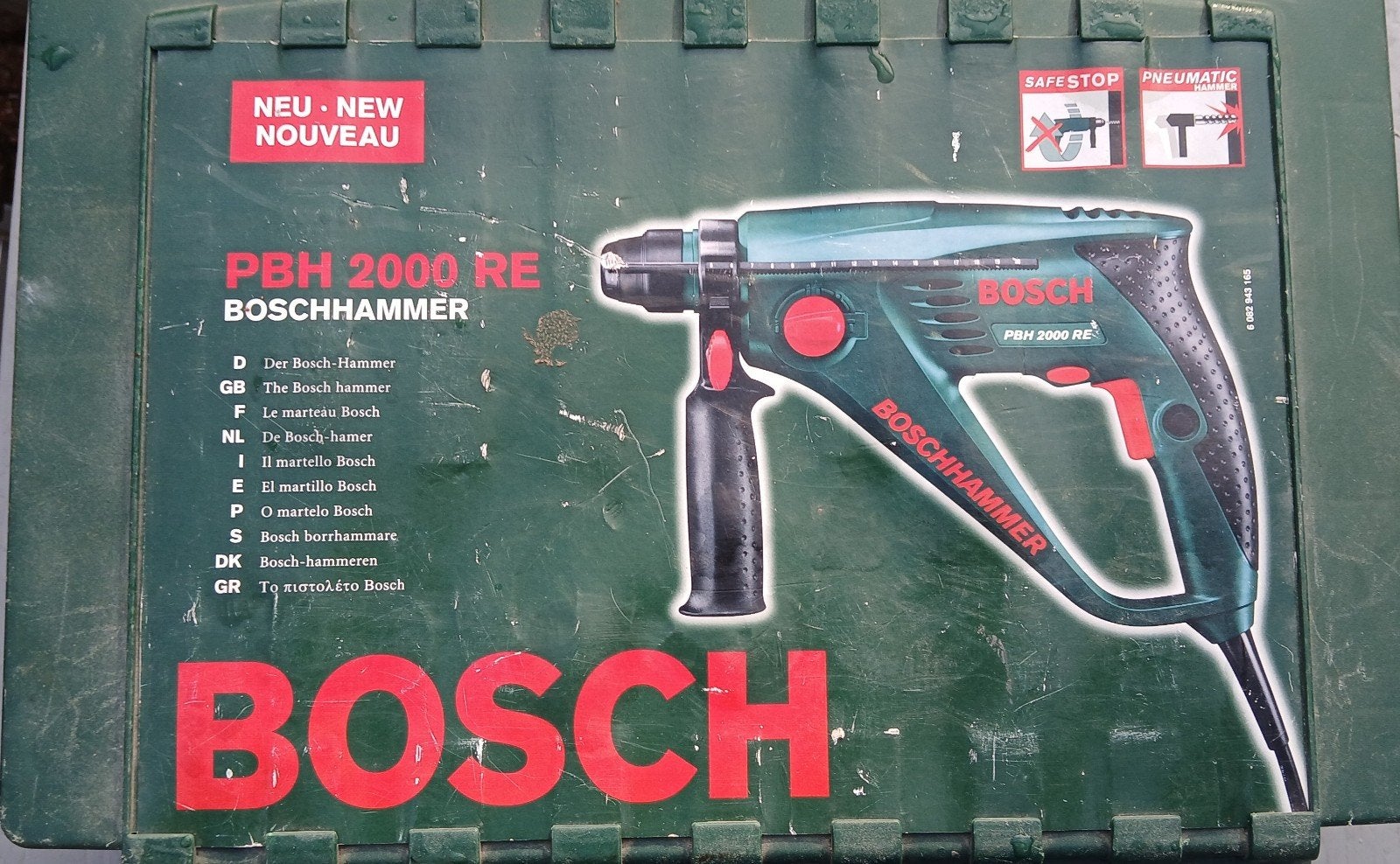 Bosch PBH 2000 RE Boorhamer - Gebruikt, Boor- en/of Breekhamer, Ophalen of Verzenden, Variabele snelheid, Gebruikt