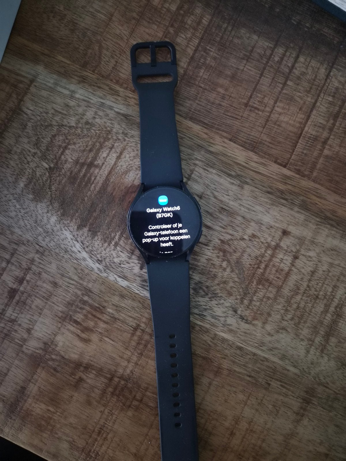 Samsung Galaxy Watch6 - Klein krasje aan de zijkant, Ophalen, Gebruikt, Zwart, Stappen