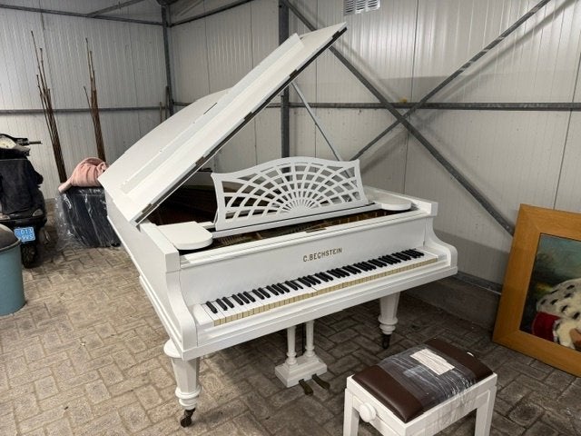 C Bechstein Berlin piano uit 1900-1930, Ophalen, Gebruikt, Wit, Vleugel