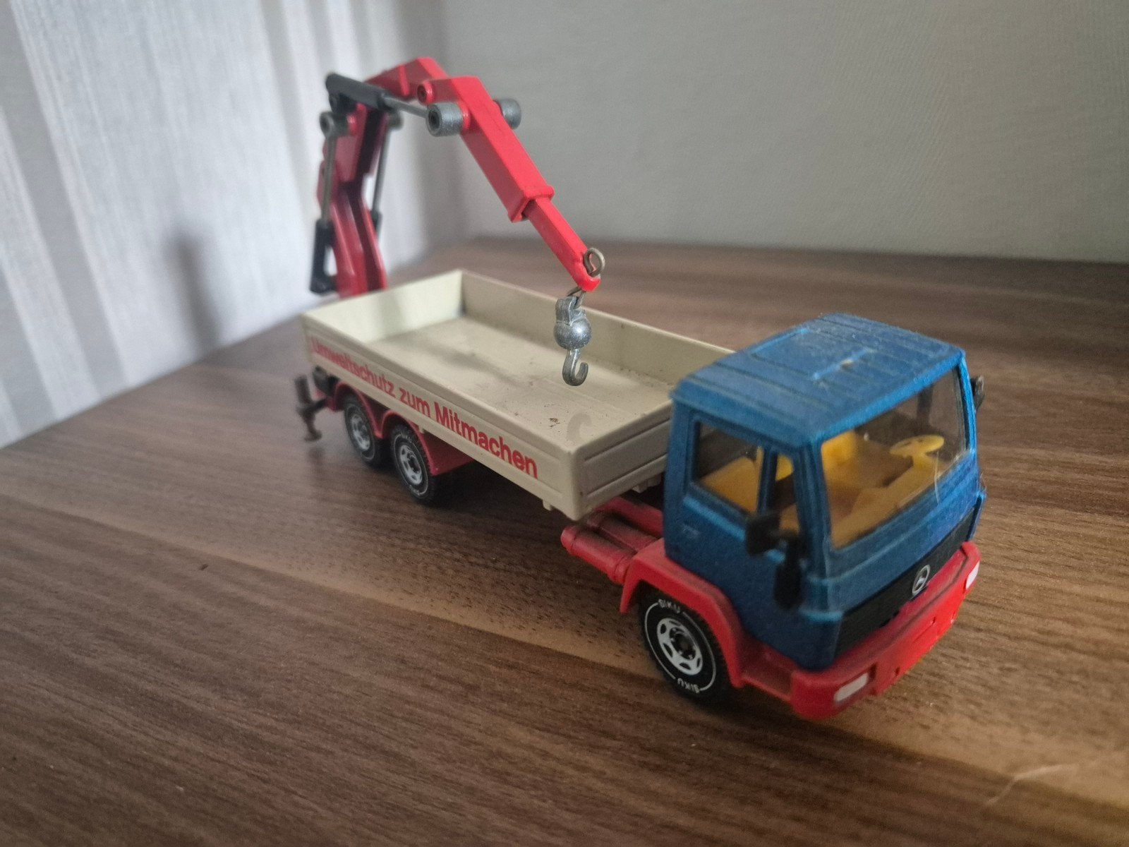 Siku vrachtwagen met kraan - Speelgoedauto, Ophalen, Gebruikt