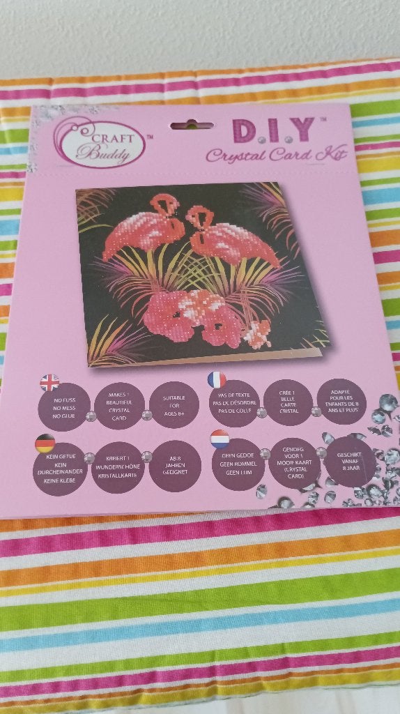 Diamond painting Flamingo's, nieuw, Hobby en Vrije tijd, Ophalen of Verzenden, Nieuw, Diamond painting