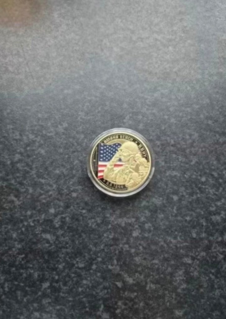 D- day 1944 souvenir coin / munt, Ophalen of Verzenden, Buitenland, Munten