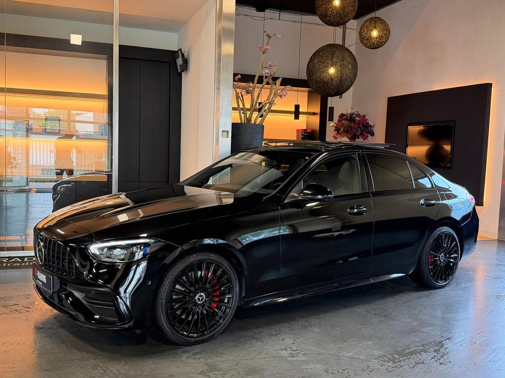 Mercedes-Benz C-klasse 300 E AMG Full option 2023 garantie P, Automaat, Achterwielaandrijving, Gebruikt, 4 cilinders